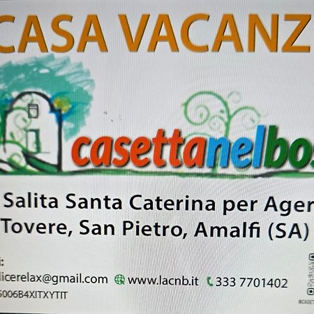 La Casetta Nel Bosco, Amalfi Exteriör bild